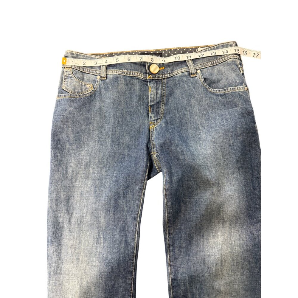 Armani Jeans AJ Womens Jeans Vintage Slim Fit Mid-Rise Blue Denim Size 29 - Picture 6 of 10